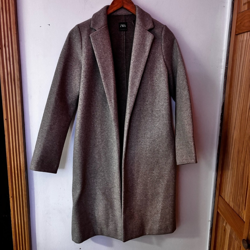 Zara gray Women's Coat sz S